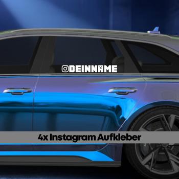 Instagram Aufkleber - 4er Set